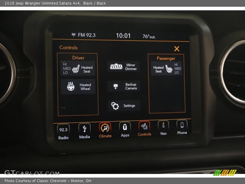 Black / Black 2018 Jeep Wrangler Unlimited Sahara 4x4
