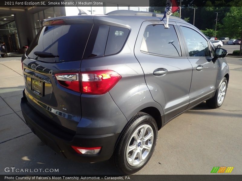 Smoke Metallic / Medium Stone 2021 Ford EcoSport SE