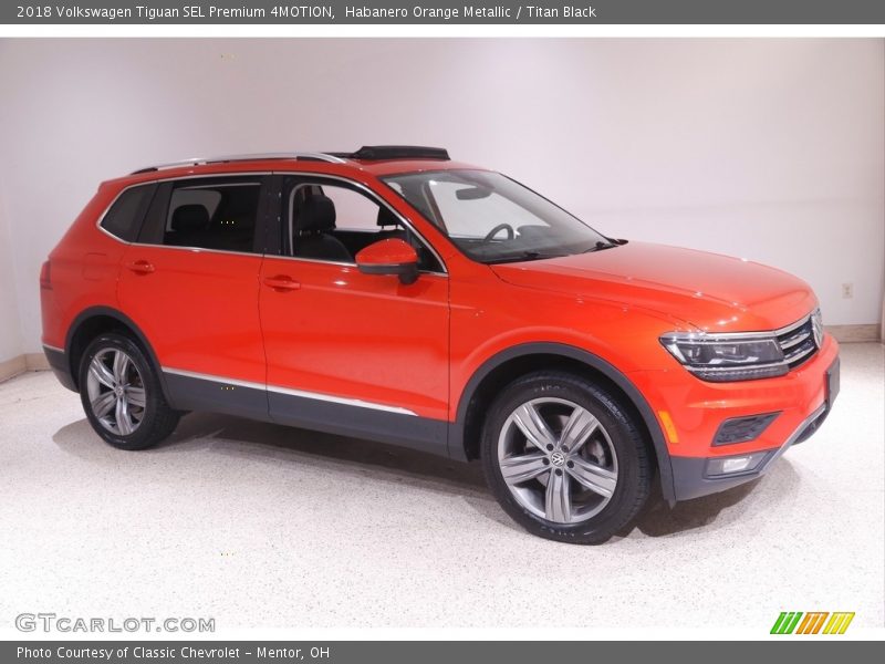  2018 Tiguan SEL Premium 4MOTION Habanero Orange Metallic