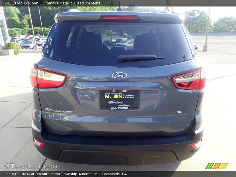 Smoke Metallic / Medium Stone 2021 Ford EcoSport SE