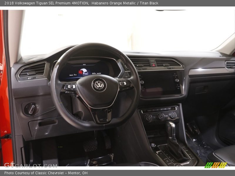 Dashboard of 2018 Tiguan SEL Premium 4MOTION