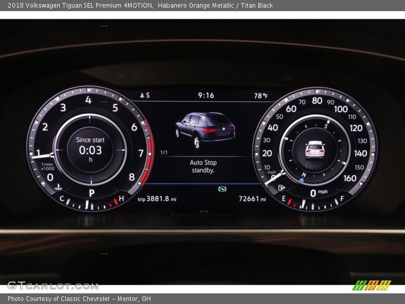  2018 Tiguan SEL Premium 4MOTION SEL Premium 4MOTION Gauges