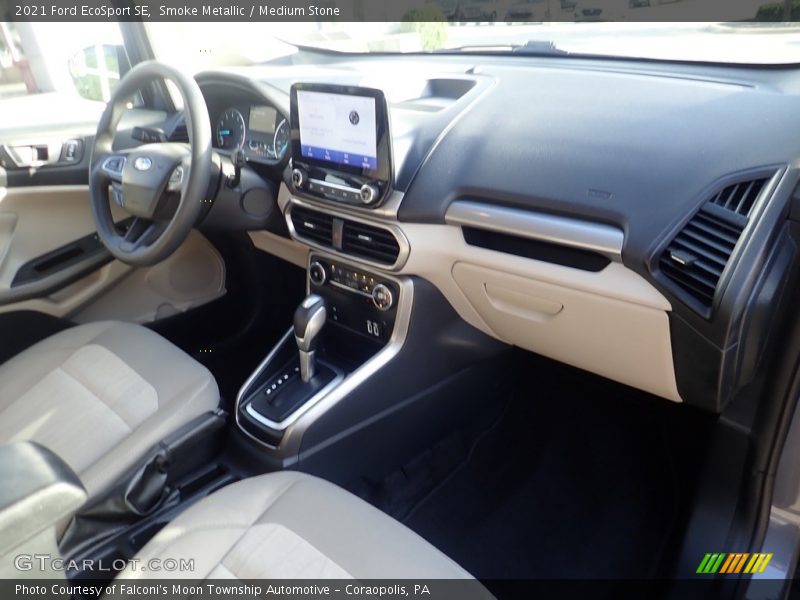 Smoke Metallic / Medium Stone 2021 Ford EcoSport SE