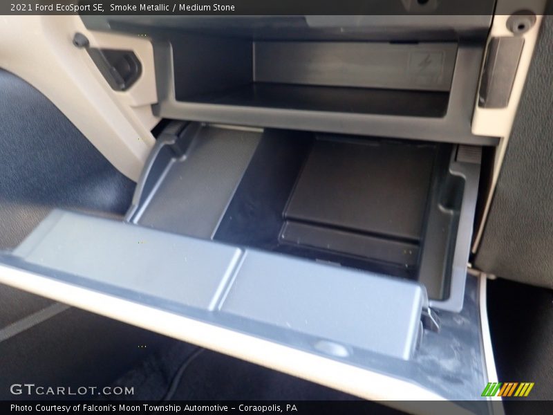 Smoke Metallic / Medium Stone 2021 Ford EcoSport SE