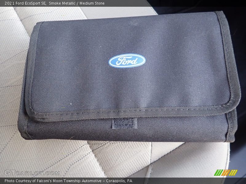Smoke Metallic / Medium Stone 2021 Ford EcoSport SE