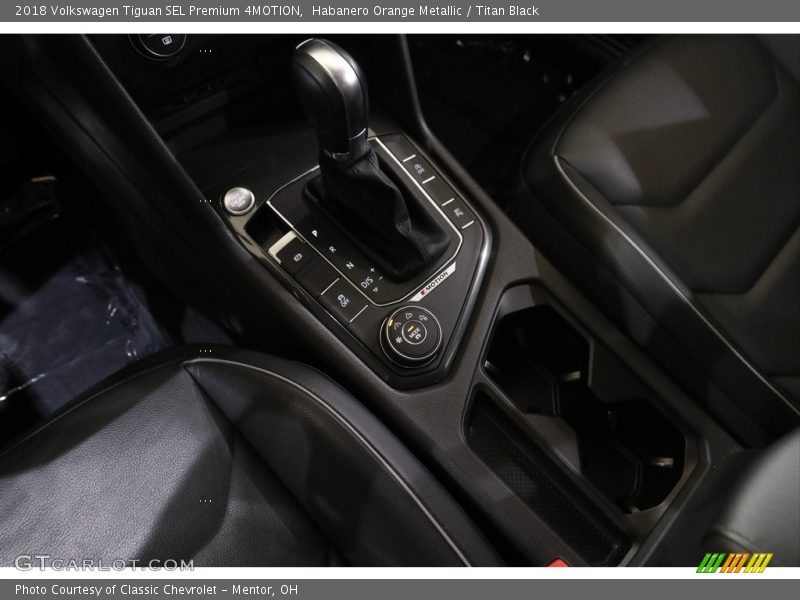  2018 Tiguan SEL Premium 4MOTION 8 Speed Automatic Shifter