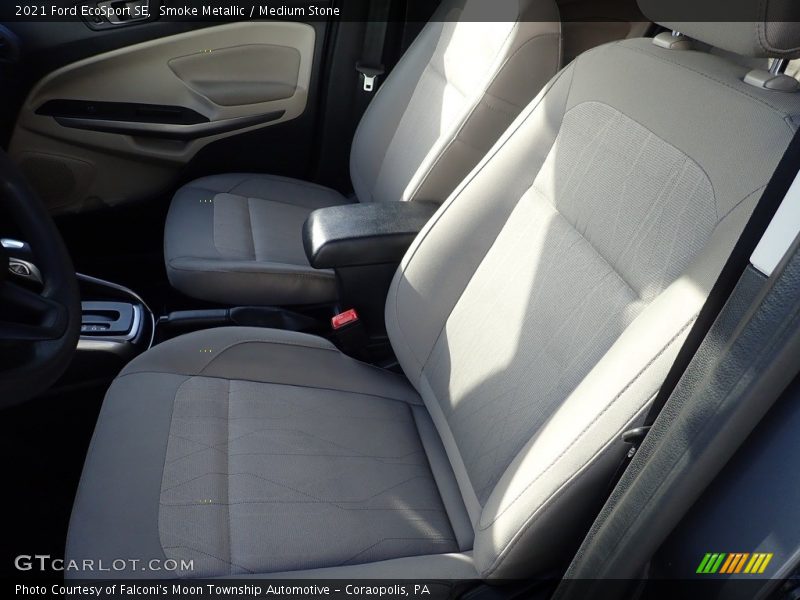 Smoke Metallic / Medium Stone 2021 Ford EcoSport SE