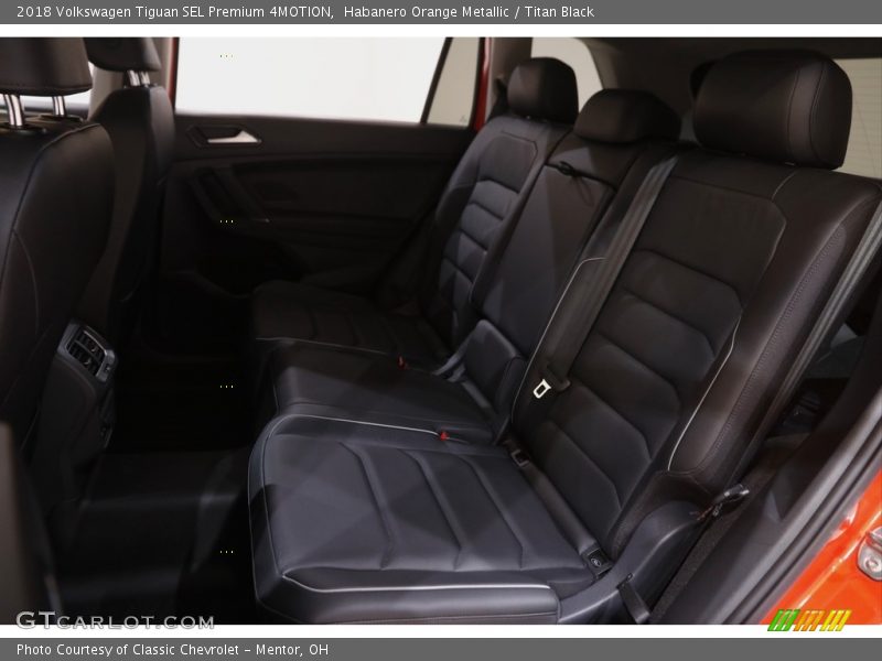 Rear Seat of 2018 Tiguan SEL Premium 4MOTION