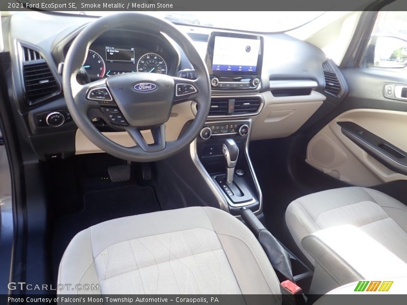 Smoke Metallic / Medium Stone 2021 Ford EcoSport SE