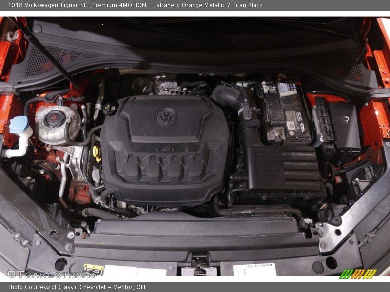  2018 Tiguan SEL Premium 4MOTION Engine - 2.0 Liter TSI Turbocharged DOHC 16-Valve VVT 4 Cylinder