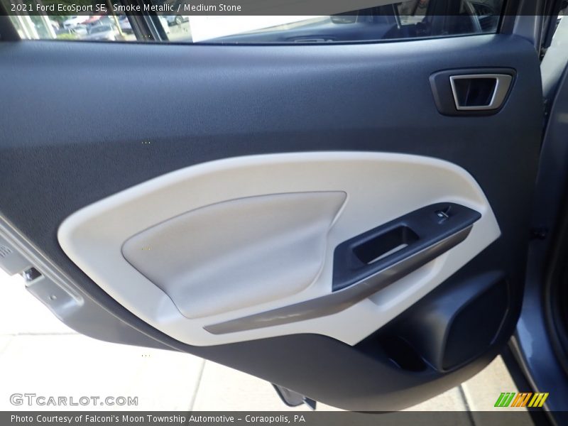 Smoke Metallic / Medium Stone 2021 Ford EcoSport SE