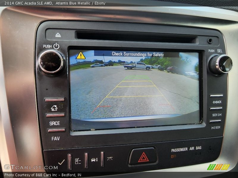 Atlantis Blue Metallic / Ebony 2014 GMC Acadia SLE AWD