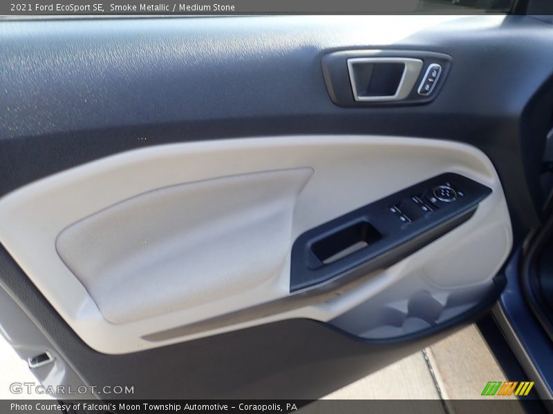 Smoke Metallic / Medium Stone 2021 Ford EcoSport SE