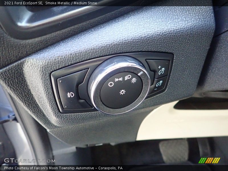 Smoke Metallic / Medium Stone 2021 Ford EcoSport SE