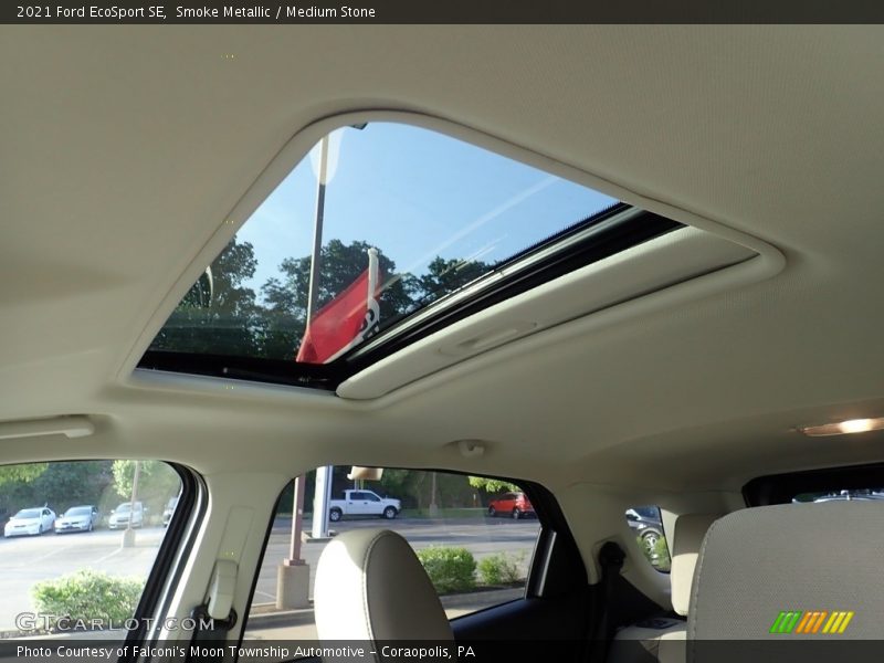 Smoke Metallic / Medium Stone 2021 Ford EcoSport SE