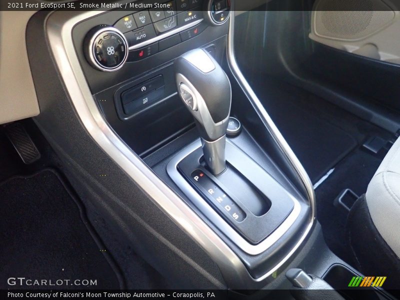 Smoke Metallic / Medium Stone 2021 Ford EcoSport SE