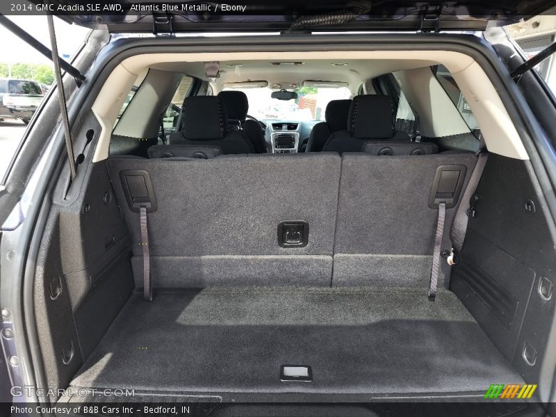 Atlantis Blue Metallic / Ebony 2014 GMC Acadia SLE AWD