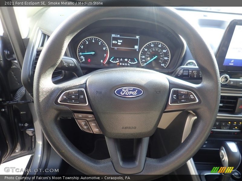 Smoke Metallic / Medium Stone 2021 Ford EcoSport SE