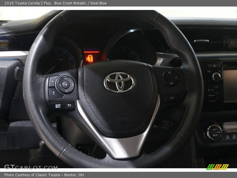 Blue Crush Metallic / Steel Blue 2016 Toyota Corolla S Plus