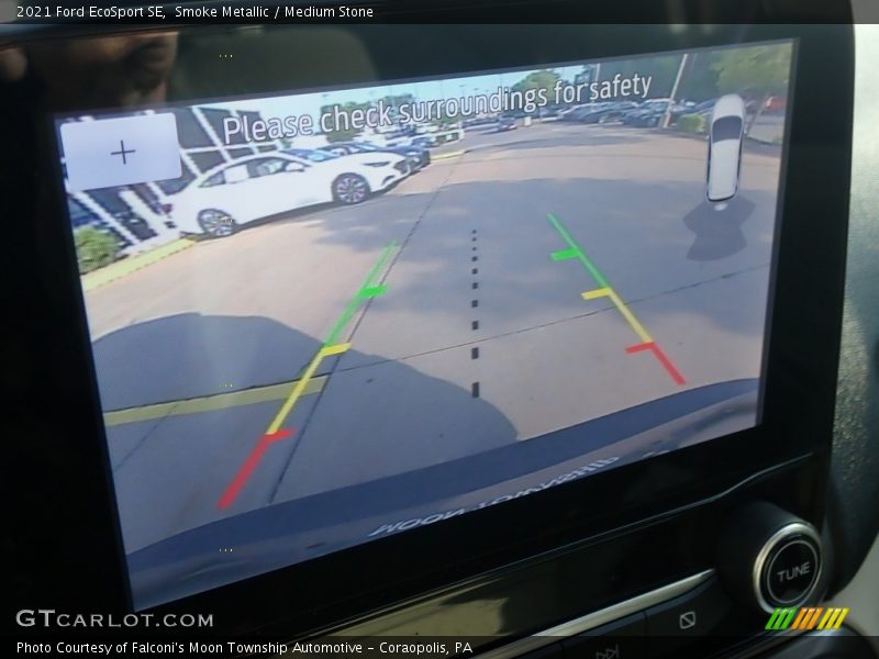 Smoke Metallic / Medium Stone 2021 Ford EcoSport SE