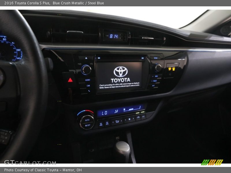 Blue Crush Metallic / Steel Blue 2016 Toyota Corolla S Plus