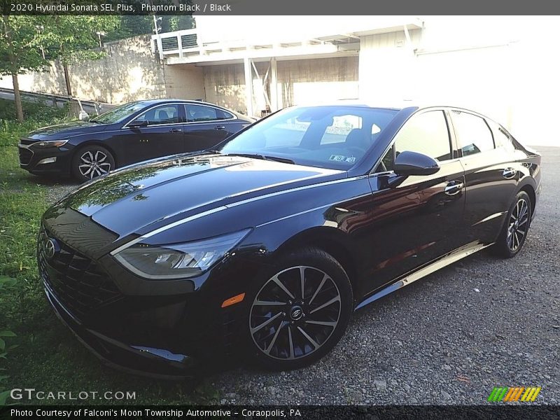 Phantom Black / Black 2020 Hyundai Sonata SEL Plus