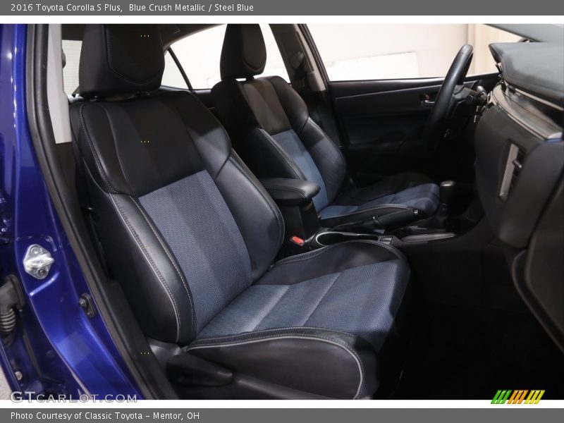 Blue Crush Metallic / Steel Blue 2016 Toyota Corolla S Plus