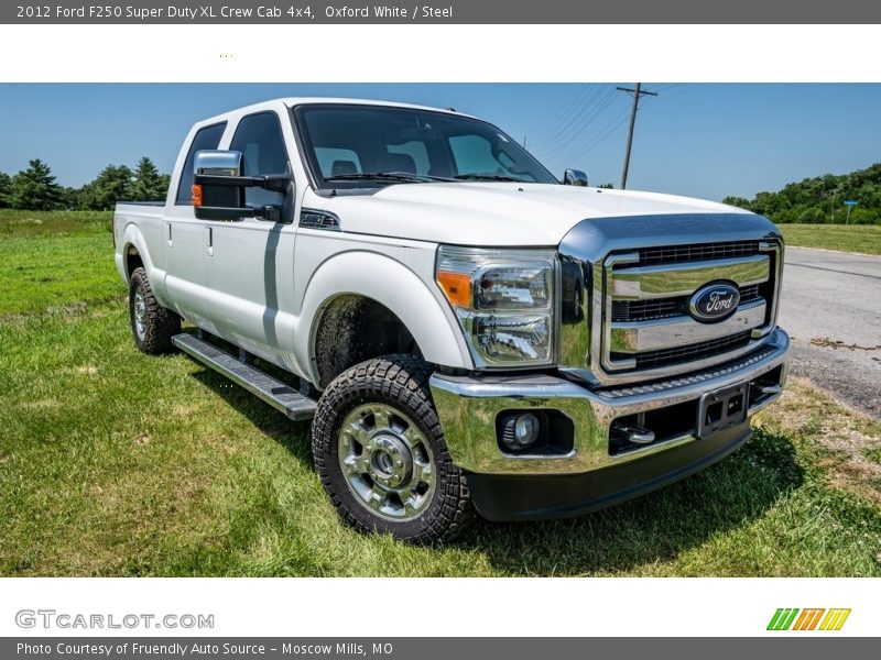 Oxford White / Steel 2012 Ford F250 Super Duty XL Crew Cab 4x4