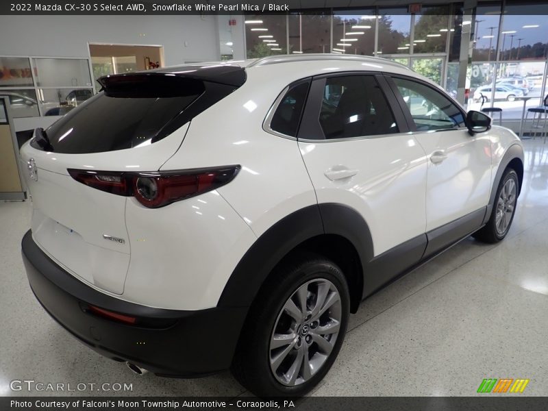 Snowflake White Pearl Mica / Black 2022 Mazda CX-30 S Select AWD