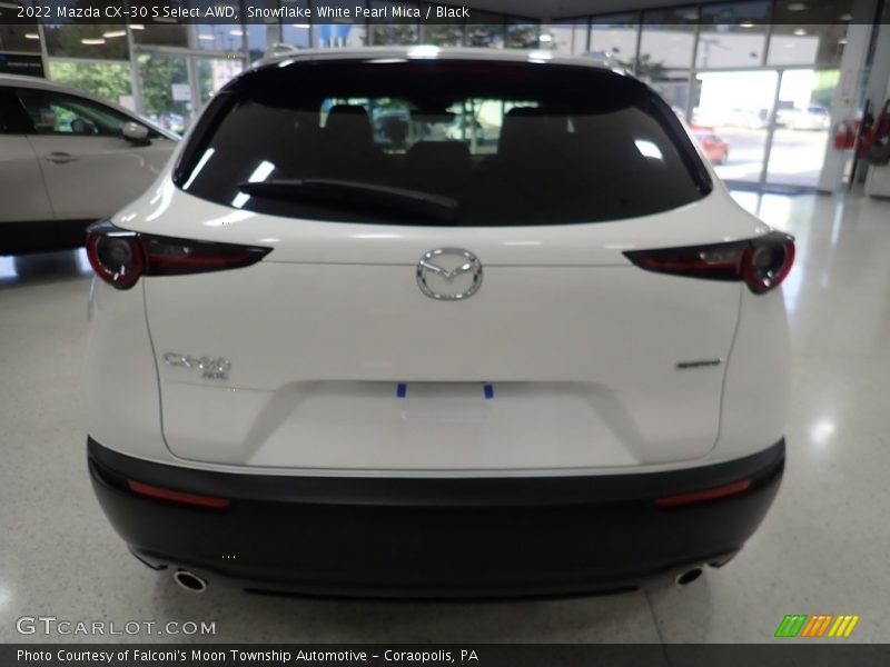 Snowflake White Pearl Mica / Black 2022 Mazda CX-30 S Select AWD
