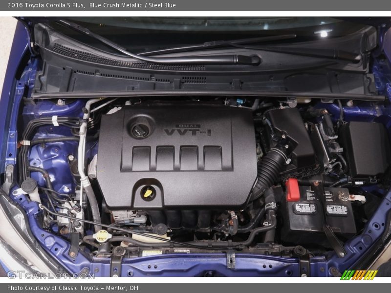 Blue Crush Metallic / Steel Blue 2016 Toyota Corolla S Plus