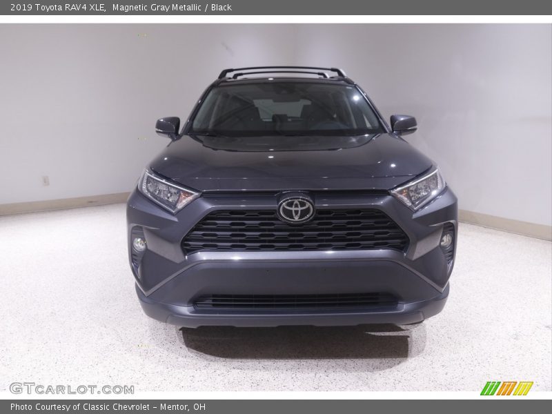 Magnetic Gray Metallic / Black 2019 Toyota RAV4 XLE