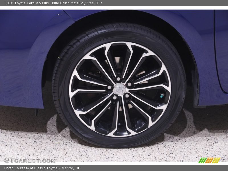 Blue Crush Metallic / Steel Blue 2016 Toyota Corolla S Plus