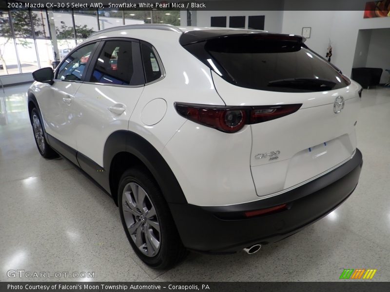 Snowflake White Pearl Mica / Black 2022 Mazda CX-30 S Select AWD