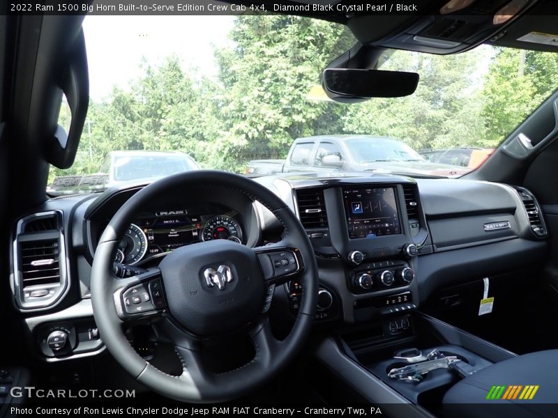 Diamond Black Crystal Pearl / Black 2022 Ram 1500 Big Horn Built-to-Serve Edition Crew Cab 4x4