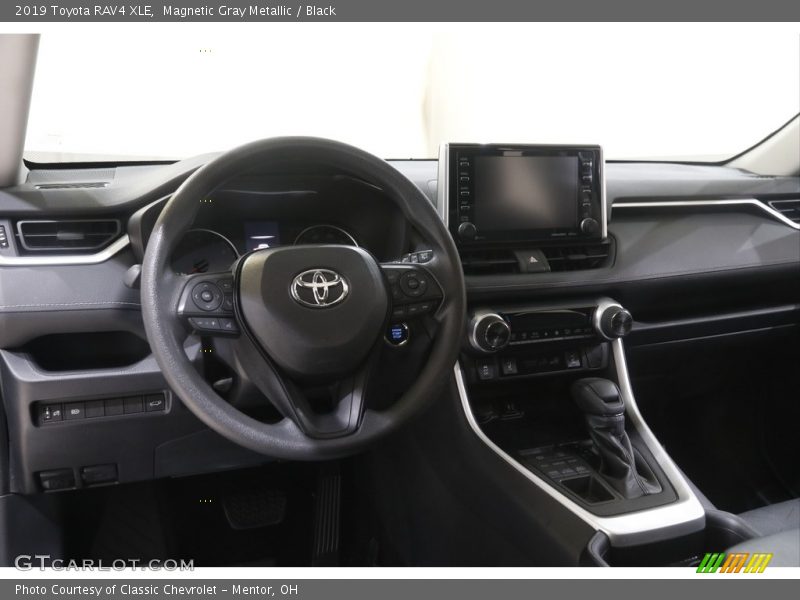 Magnetic Gray Metallic / Black 2019 Toyota RAV4 XLE