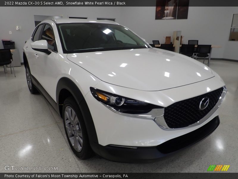 Snowflake White Pearl Mica / Black 2022 Mazda CX-30 S Select AWD