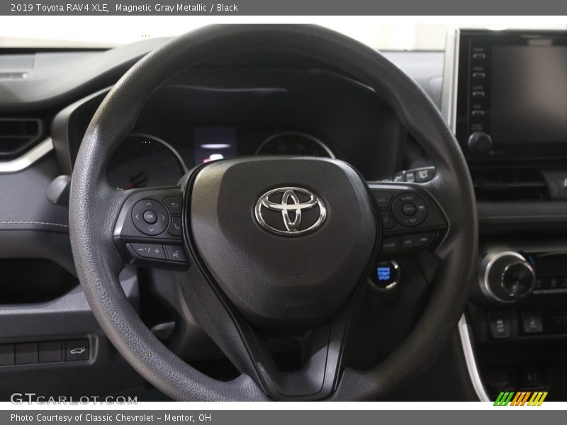 Magnetic Gray Metallic / Black 2019 Toyota RAV4 XLE