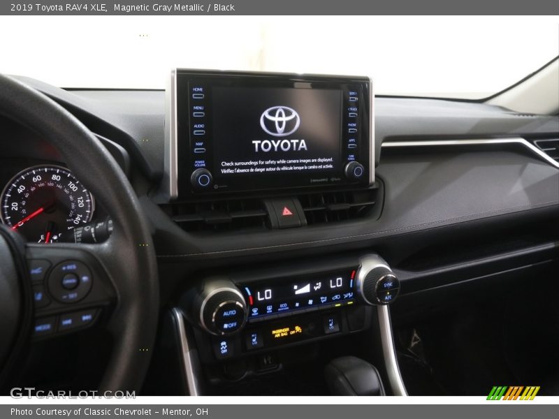 Magnetic Gray Metallic / Black 2019 Toyota RAV4 XLE
