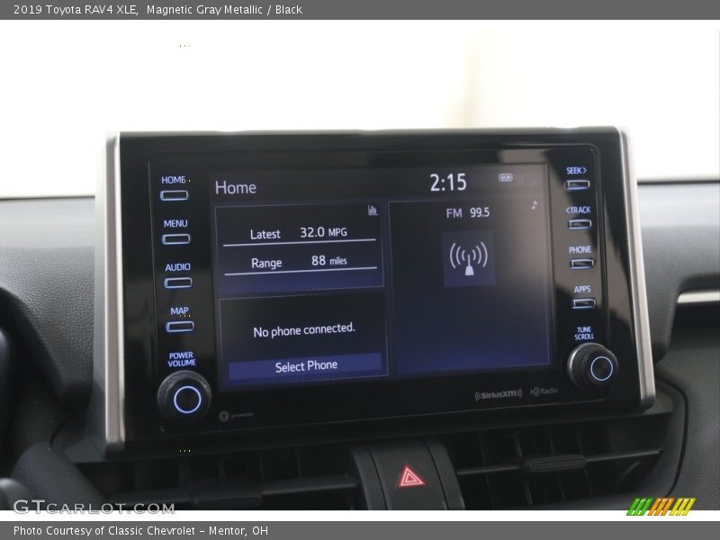 Magnetic Gray Metallic / Black 2019 Toyota RAV4 XLE
