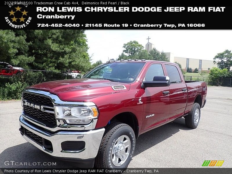 Delmonico Red Pearl / Black 2022 Ram 2500 Tradesman Crew Cab 4x4