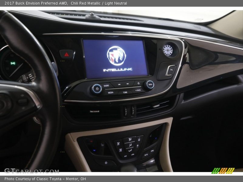 Chili Red Metallic / Light Neutral 2017 Buick Envision Preferred AWD