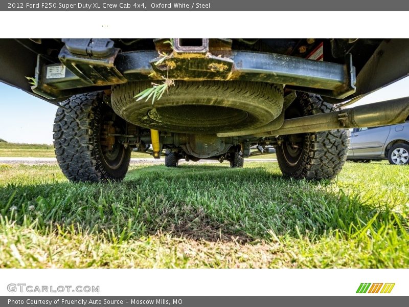 Oxford White / Steel 2012 Ford F250 Super Duty XL Crew Cab 4x4
