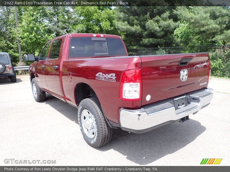 Delmonico Red Pearl / Black 2022 Ram 2500 Tradesman Crew Cab 4x4