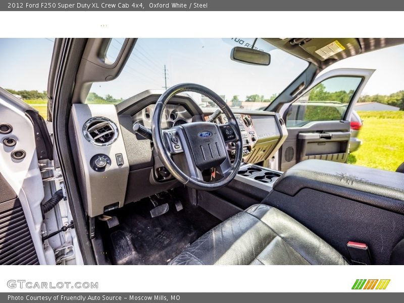 Oxford White / Steel 2012 Ford F250 Super Duty XL Crew Cab 4x4
