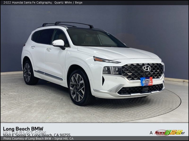 Quartz White / Beige 2022 Hyundai Santa Fe Calligraphy