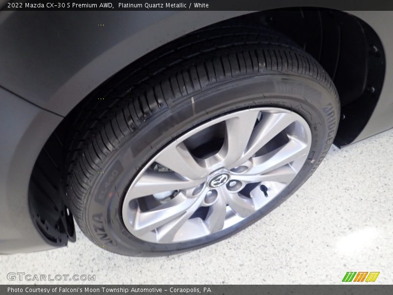 Platinum Quartz Metallic / White 2022 Mazda CX-30 S Premium AWD
