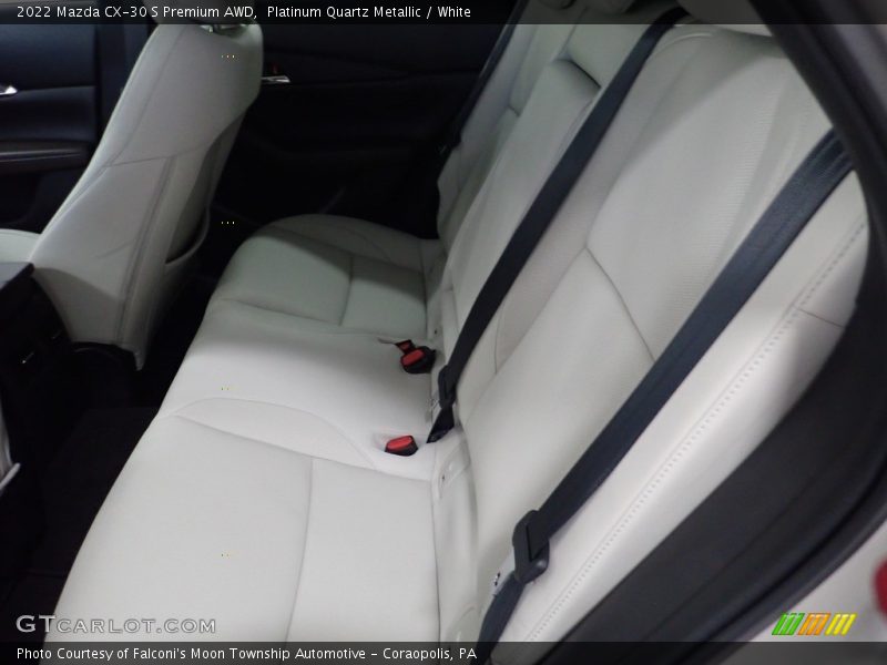 Platinum Quartz Metallic / White 2022 Mazda CX-30 S Premium AWD