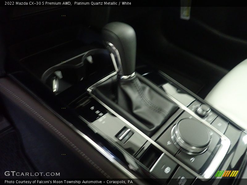 Platinum Quartz Metallic / White 2022 Mazda CX-30 S Premium AWD