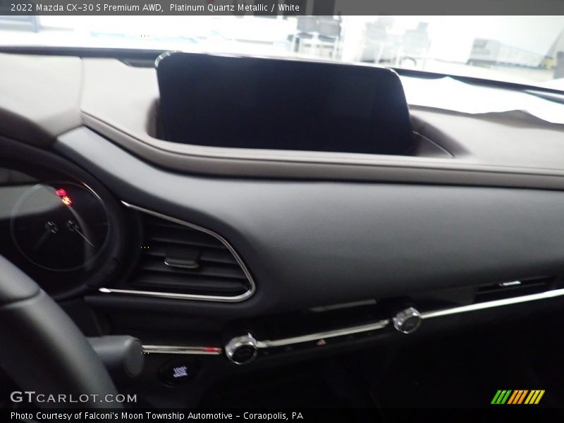 Platinum Quartz Metallic / White 2022 Mazda CX-30 S Premium AWD